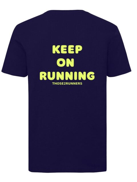 Those 2 Runners T-shirt - The back has the Keep On Running message