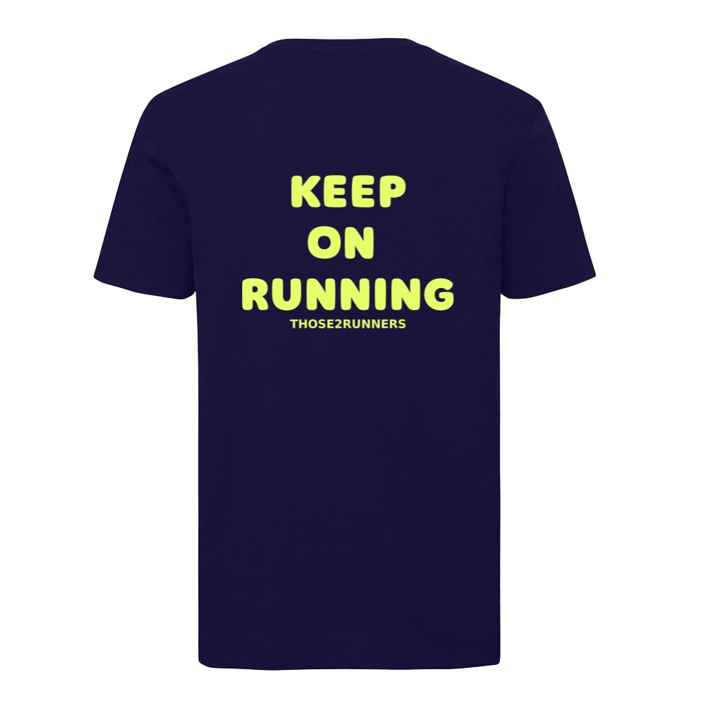 Those 2 Runners T-shirt - The back has the Keep On Running message